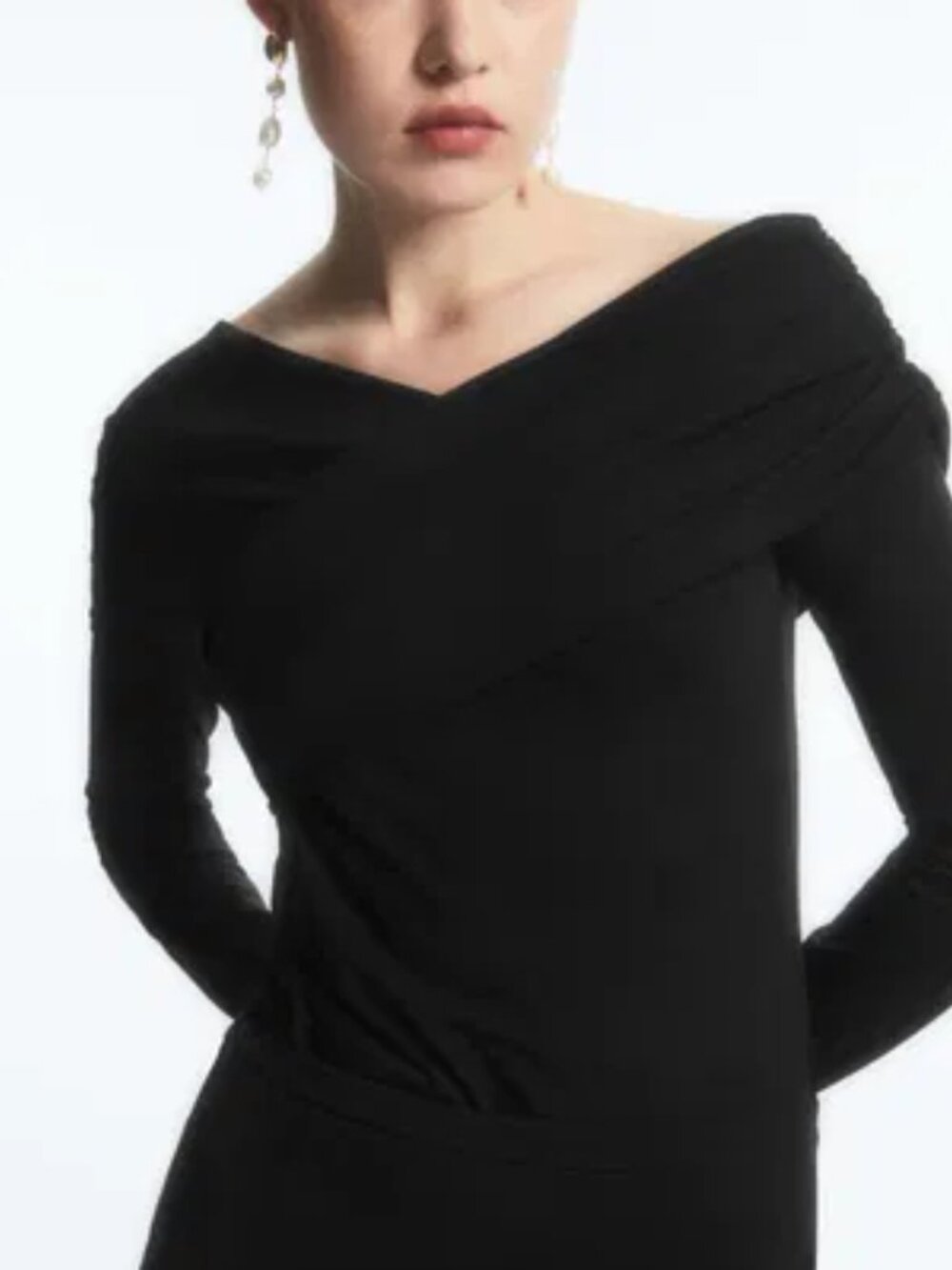 COS Asymmetric Neck Top